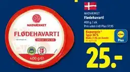 Lidl Flødehavarti tilbud