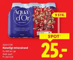 Lidl Naturligt mineralvand tilbud