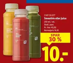 Lidl Smoothie eller juice tilbud