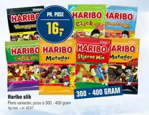 Haribo slik