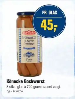 Otto Duborg Könecke Bockwurst tilbud