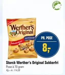 Otto Duborg Storck Werther's Original Sukkerfri tilbud