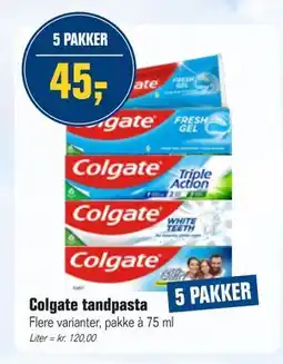Otto Duborg Colgate tandpasta tilbud