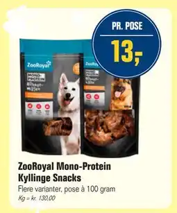 Otto Duborg ZooRoyal Mono-Protein Kyllinge Snacks tilbud