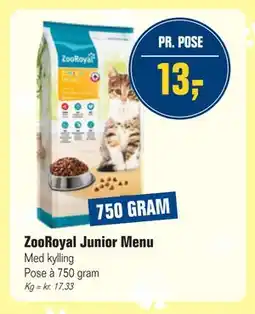 Otto Duborg ZooRoyal Junior Menu tilbud