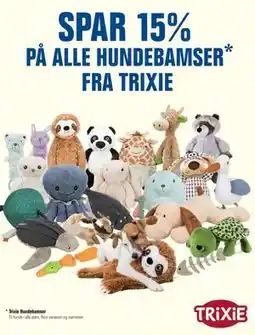 Otto Duborg SPAR 15% PÅ ALLE HUNDEBAMSER FRA TRIXIE tilbud
