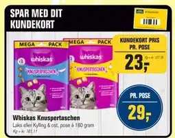 Otto Duborg Whiskas Knuspertaschen tilbud