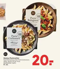 SPAR Gestus Pastaretter tilbud