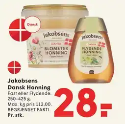 SPAR Jakobsens Dansk Honning tilbud