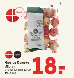 SPAR Gestus Danske Æbler tilbud