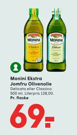 SPAR Monini Ekstra Jomfru Olivenolie tilbud