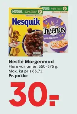 SPAR Nestlé Morgenmad tilbud