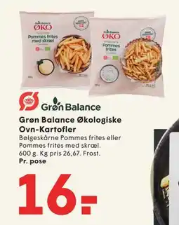 SPAR Grøn Balance Økologiske Ovn-Kartofler tilbud