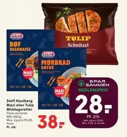 SPAR Steff Houlberg Maxi eller Tulip Middagsretter tilbud