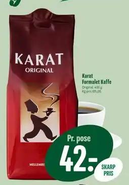 Min Købmand Karat Formalet Kaffe tilbud