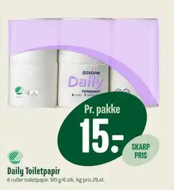 Min Købmand Daily Toiletpapir tilbud
