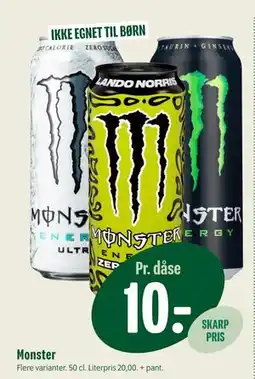 Min Købmand Monster tilbud
