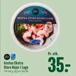Min Købmand Gestus Ekstra Store Rejer i Lage tilbud