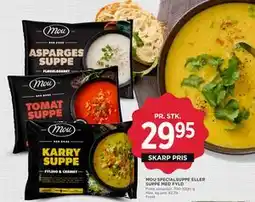 MENY MOU SPECIALSUPPE ELLER SUPPE MED FYLD tilbud