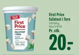 Min Købmand First Price Salatost i Tern tilbud
