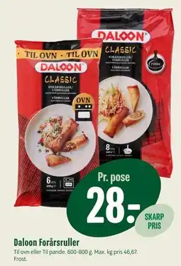 Min Købmand Daloon Forårsruller tilbud