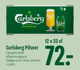 Min Købmand Carlsberg Pilsner tilbud