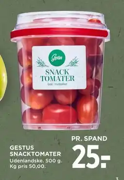 MENY GESTUS SNACKTOMATER tilbud