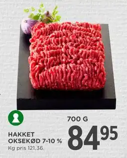 MENY HAKKET OKSEKØD 7-10 % tilbud