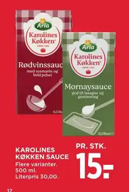 MENY KAROLINES KØKKEN SAUCE tilbud