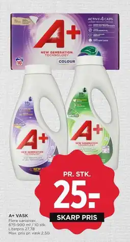 MENY A+ VASK tilbud