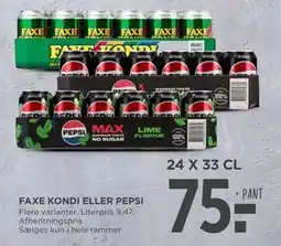 MENY FAXE KONDI ELLER PEPSI tilbud
