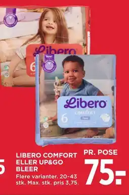 MENY LIBERO COMFORT ELLER UP&GO BLEER tilbud