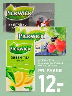 MENY PICKWICK TE tilbud