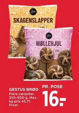 MENY GESTUS BRØD tilbud