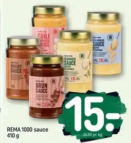 REMA 1000 REMA 1000 sauce 410 g tilbud