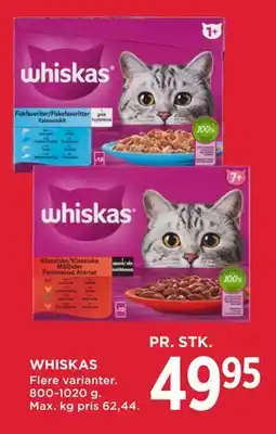 MENY WHISKAS tilbud