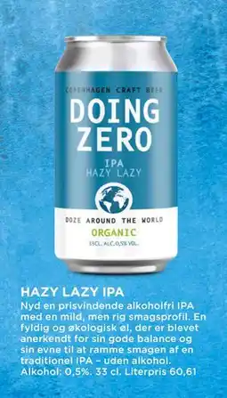 MENY HAZY LAZY IPA tilbud