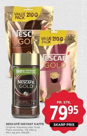 MENY NESCAFÉ INSTANT KAFFE tilbud