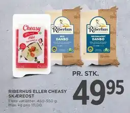 MENY RIBERHUS ELLER CHEASY SKÆREOST tilbud