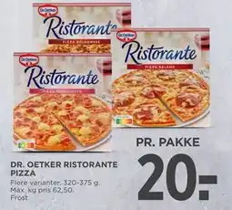 MENY DR. OETKER RISTORANTE PIZZA tilbud