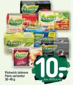 REMA 1000 Pickwick tebreve Flere varianter 30-40 g tilbud
