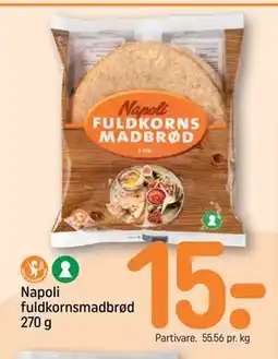 REMA 1000 Napoli fuldkornsmadbrød 270 g tilbud