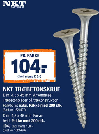 Stark NKT Træbetonskrue tilbud