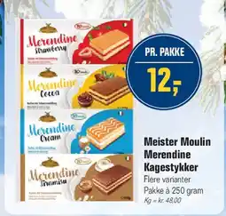 Otto Duborg Meister Moulin Merendine Kagesstykker tilbud