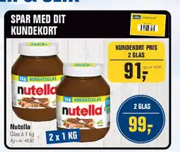 Otto Duborg Nutella (2 x 1 kg) tilbud