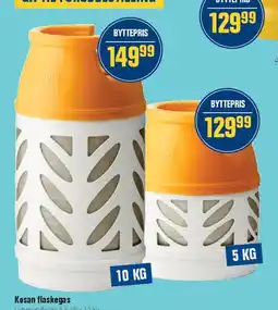 Otto Duborg Kosan flaskegas (letvægtsflaske) tilbud