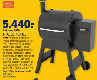 Traeger Grill Pro 575