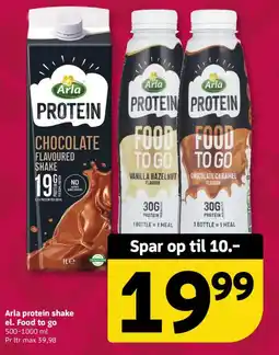 Løvbjerg Arla protein shake el. Food to go tilbud