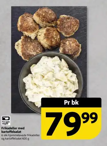 Løvbjerg Frikadeller med kartoffelsalat tilbud
