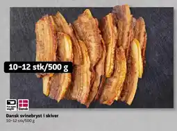 Løvbjerg Dansk svinebryst i skiver tilbud